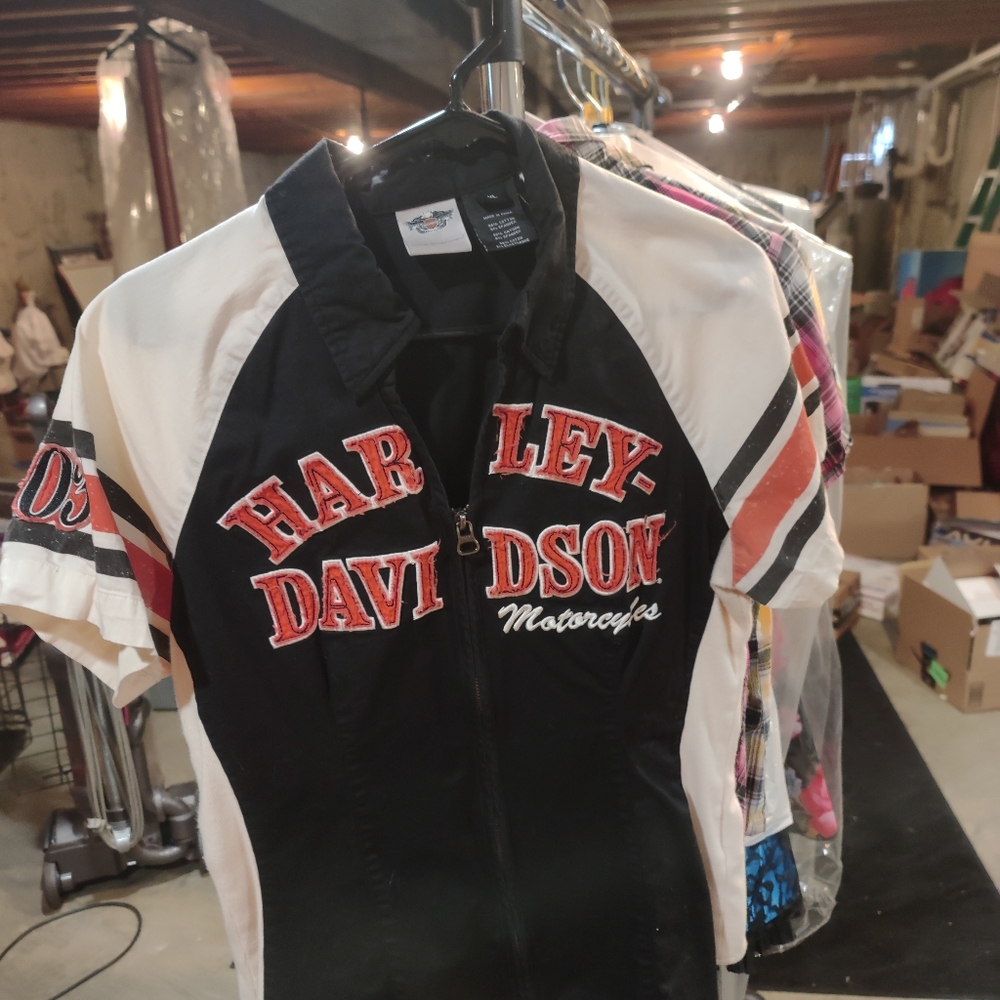 Women's Harley Davidson button down shirt
